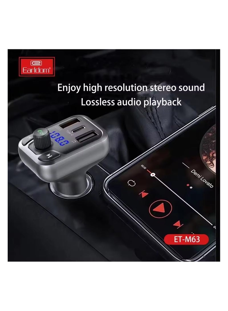 أيرلدوم ايرلدوم ET-M63 جهاز إرسال FM بلوتوث مع USB - Image 2