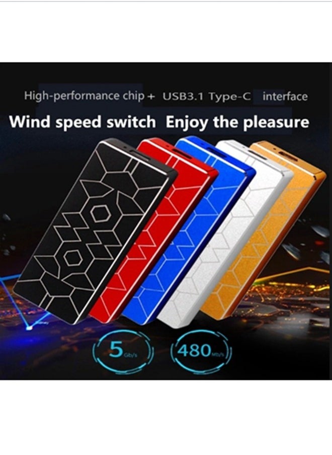 Generic - Portable SSD 1TB Mobile Solid State Drive Portable External Drive 3 in 1 Type-c 1000GB High Speed Hard Drive for PC Laptop Mac Data Storage and Transfer and Android Phone, Computers and Tablets - Image 1