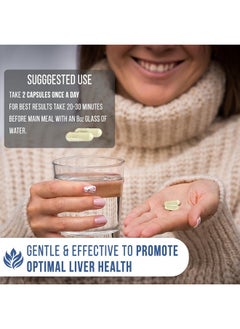 ENLIVEN enliven Liver Cleanse Detox & Repair Supplement | Supports Liver Health with Milk Thistle, Dandelion Artichoke | Non-GMO Fatty Liver Support - Men & Women | Made in The USA (60 Capsules)  - Image 5
