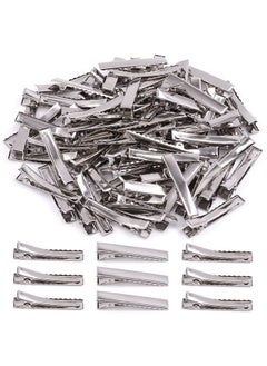 Mardatt 200Pcs 1.81 Inch / 4.6 Cm Alligator Hair Clips Bulk Silver Single Prong Hair Clips For Bows Making Hair Pins For Sectioning Hair Styling And Sectioning Hairdressing Diy Crafts  - Image 1