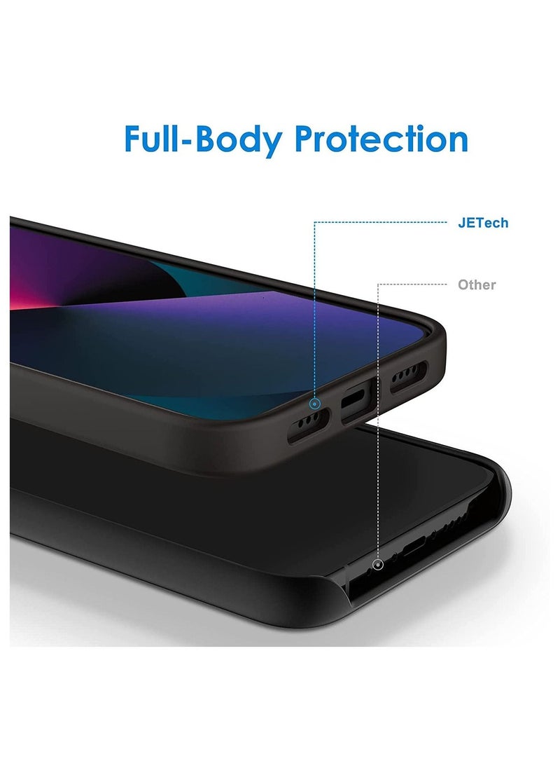 Silicone Case Compatible with iPhone 13 6.1-Inch, Silky-Soft Touch Full-Body Protective Case, Shockproof Cover with Microfiber Lining - Image 2