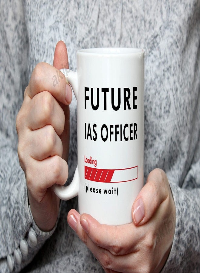Akipi Future IAS Officer Loading Please Wait ARM021 Ceramic Coffee Mug 11oz - Image 5