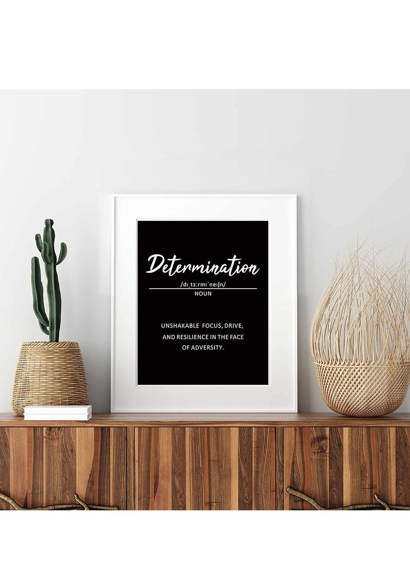 SYOSI - 9 Pieces Inspirational Phrases Wall Art Prints Motivational Sayings Quote Prints for Teens Adults Living Room Office Classroom College Decoration, Unframed, 8 x 10 Inch - Image 1