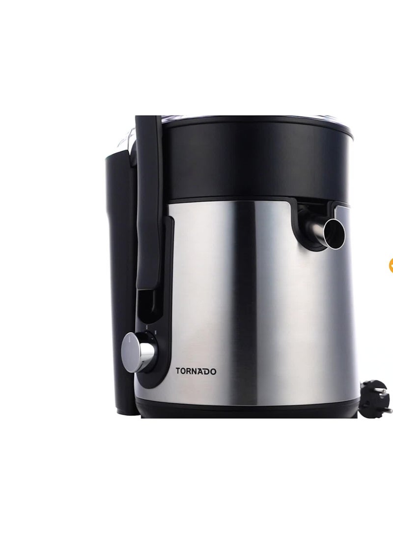 تورنيدو عصارة فواكه تورنيدو 800 وات ، استانلس ستيل ، أسود × سيلفر CJ-800T  - Image 2