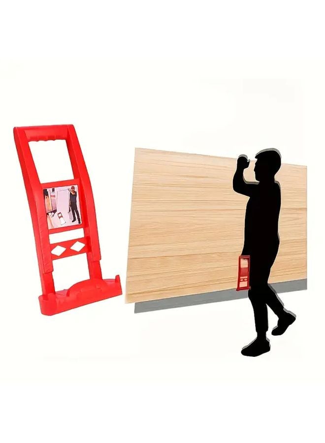 Yellow Heavy Duty Panel Lift Tool Ergonomic Grip for Drywall Plywood Construction Use - Image 5