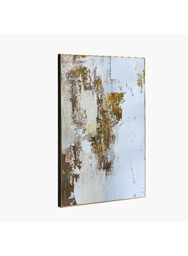 Home Box صورة تجريدية من الرمل مؤطرة - 50x70 سم - Image 5