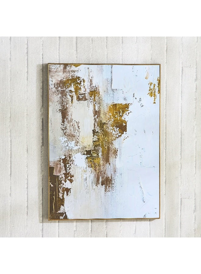 Home Box صورة تجريدية من الرمل مؤطرة - 50x70 سم - Image 2