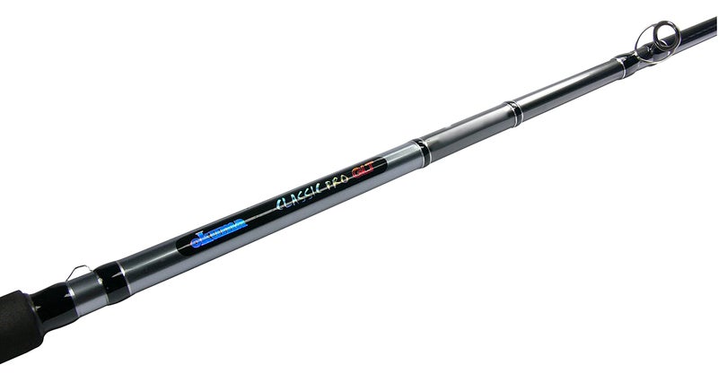 Okuma Classic Pro GLT Downrigger Rod (8-20 Lbs, 7-Feet 6-Inch, Medium-Light), Gloss Black & Mirrior Silver - Image 2