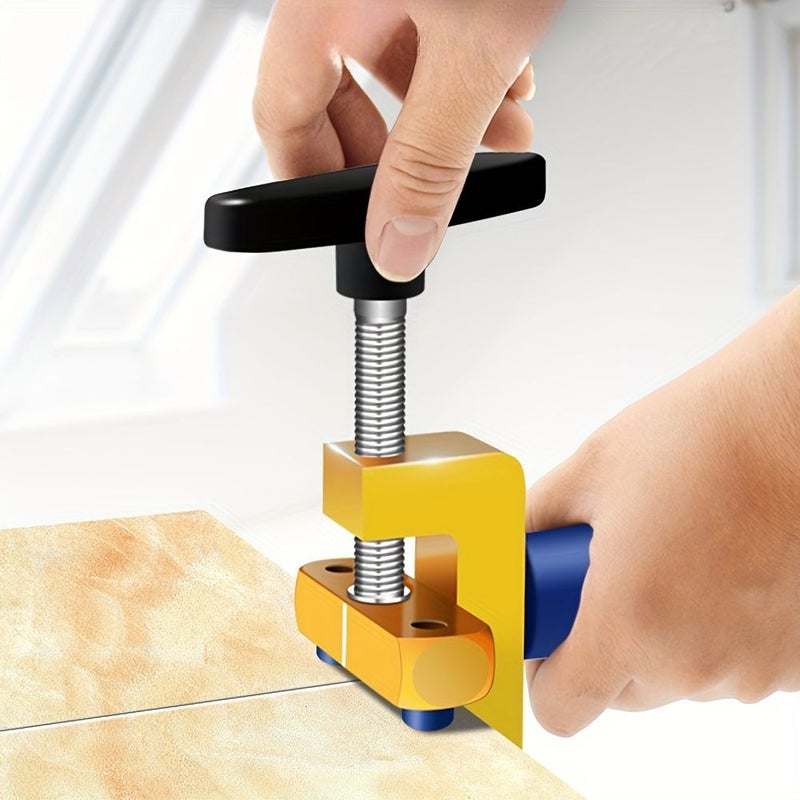 Dual Purpose Manual Cutter For Glass And Ceramic Tiles Golden 1pc Professional Tool With Diamond Blade Comfortable Grip Safety Lock And Extra Blades Precision Cutter For Various Materials Ideal For Tiling Tasks - Image 5