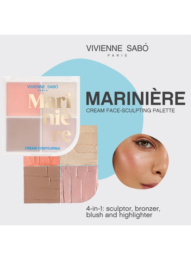Vivienne Sabo باليت كونتور الوجه كريم من فيفيان سابو - مارينيير 02 - Image 1