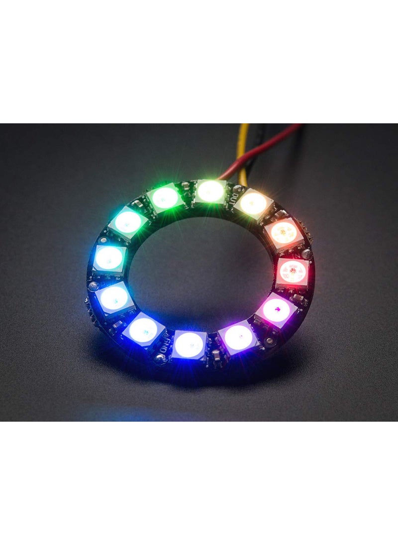 Adafruit NeoPixel Ring - 12 x WS2812 5050 RGB LED with Integrated Drivers  - Image 2