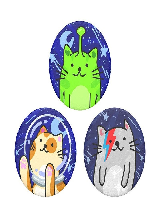 PopSockets PopMinis: Mini Grips for Phones & Tablets (3 Pack) - Cosmo Cats - Image 2