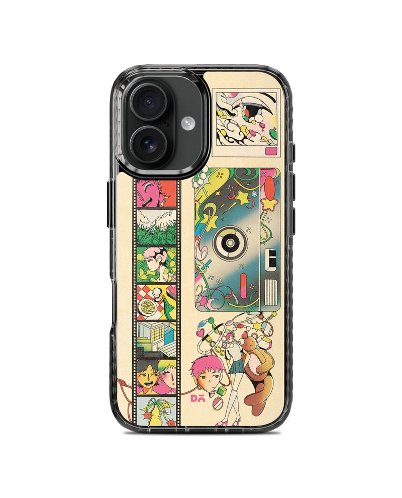 DailyObjects Technicolour Stride 2.0 Magnetic Case Cover Compatible with iPhone 16 | Wireless Charging Slim Back Cover | 2 Layer Edge Protection & Shockproof - Image 1