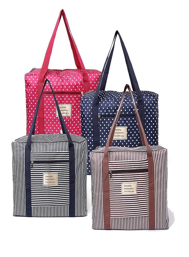 Varahry Travel Bags Lightweight Foldable Waterproof Shoulder Handbag Lightweight Clothes Organizer Storage for Luggage Travel Luggage Carry on Clothes Storage Duffle Bag Organizer (Multi-Color) - Image 2