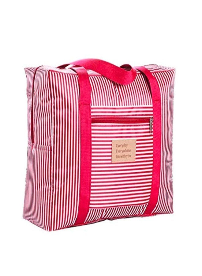 Varahry Travel Bags Lightweight Foldable Waterproof Shoulder Handbag Lightweight Clothes Organizer Storage for Luggage Travel Luggage Carry on Clothes Storage Duffle Bag Organizer (Multi-Color) - Image 1