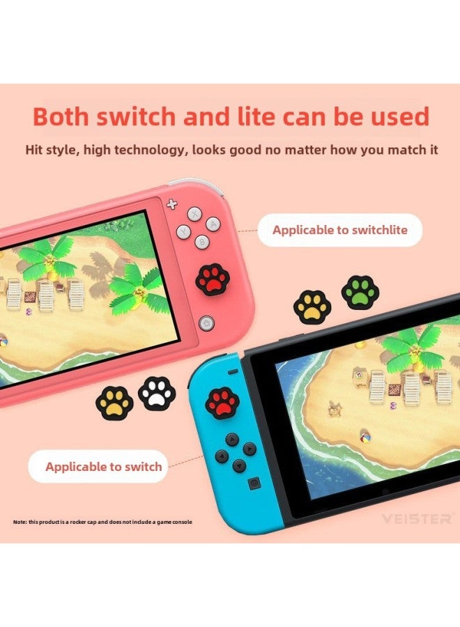 Switch Rocker Cap Nintendo NS/lite/oled Cat Claw Button Protection Cap Switch Silicone Rocker Sleeve-Product Color:Milk Tea Brown 2  - Image 3