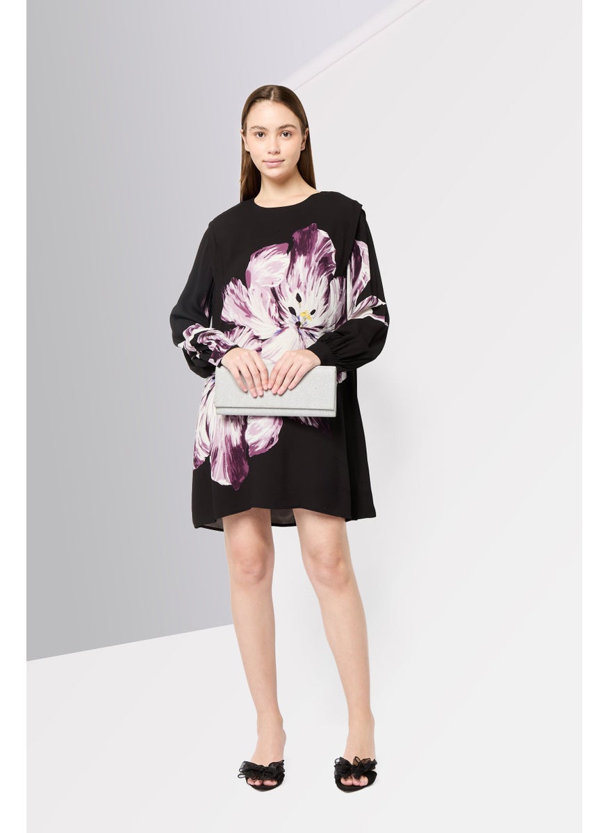 Scotch & Soda Women Floral Print Mini Dress, Multicolor  - Image 2