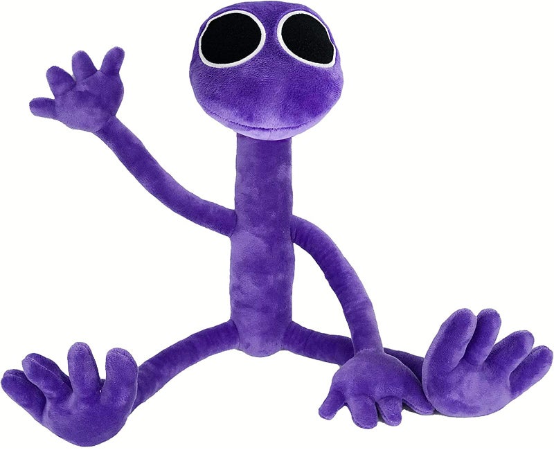 POBEC Rainbow Plush Toy, Purple Plush Doll, Plush Toy Halloween Christmas,Purple Friends Stuffed Animal For Fans and Friends,Girl Boy Birthday Gifts (Purple) - Image 2