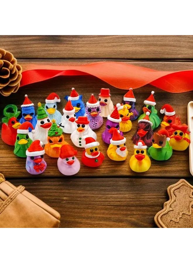 24Pcs Multi Item Party Favors Pack Christmas Duck Gifts For Home Decor - Image 5