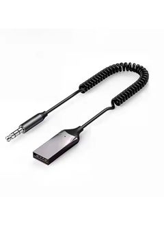 AUX U3 Bluetooth 5.0 AUX Receiver – Hands-Free Car Kit with Built-in Microphone, USB-Powered, 3.5mm Audio Adapter for Car & Home  - Image 2