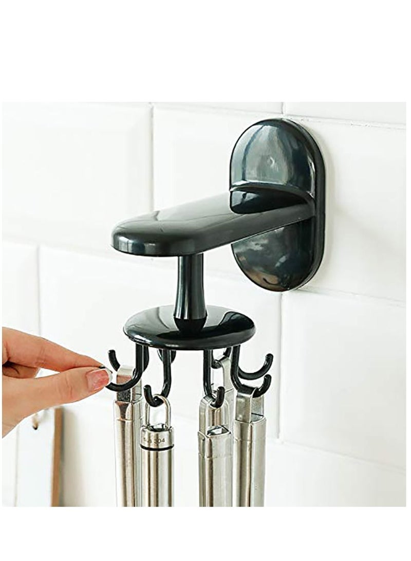 Y&D Kitchen 360°Rotating Hanging Holder Sink Caddy Organizer Drain Rack for Accessories Dishwashing Liquid Drainer Bottle Brush Storage - Image 4