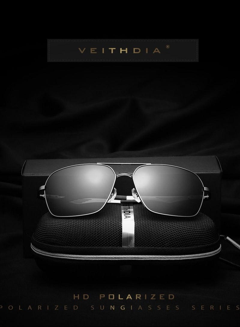 Veithdia Original VEITHDIA Sunglasses for males Polarized UV400 protection With Full Set Sun Protection Category 3 Suitable for driving Light Weight For men  - Image 2
