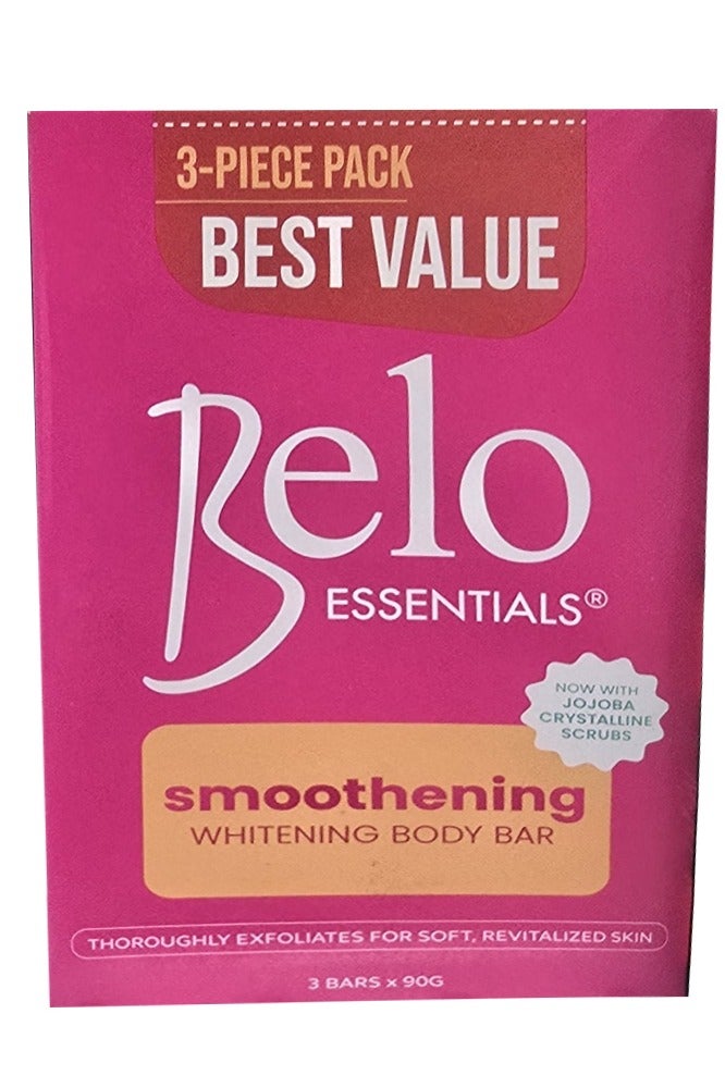Belo Essentials Smoothening Whitening Body Bar 3Bars*90gm