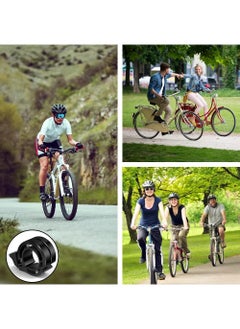 Sweet seven Double Aluminum Bicycle Bell with Loud Bicycle Bell by Clear Sound for 21mm-22mm Handlebars on Mountain Bikes and Road Bikes for Adults and Children  - Image 3