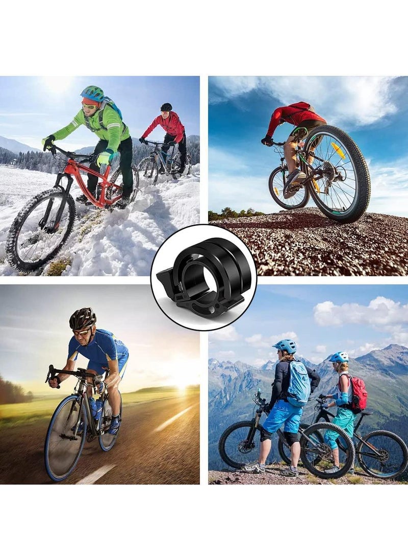 Sweet seven Double Aluminum Bicycle Bell with Loud Bicycle Bell by Clear Sound for 21mm-22mm Handlebars on Mountain Bikes and Road Bikes for Adults and Children  - Image 2