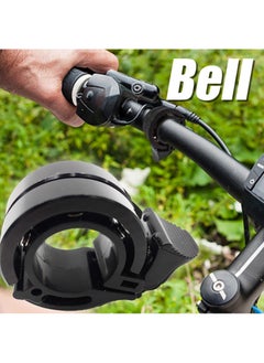 Sweet seven Double Aluminum Bicycle Bell with Loud Bicycle Bell by Clear Sound for 21mm-22mm Handlebars on Mountain Bikes and Road Bikes for Adults and Children  - Image 4
