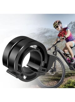 Sweet seven Double Aluminum Bicycle Bell with Loud Bicycle Bell by Clear Sound for 21mm-22mm Handlebars on Mountain Bikes and Road Bikes for Adults and Children  - Image 1