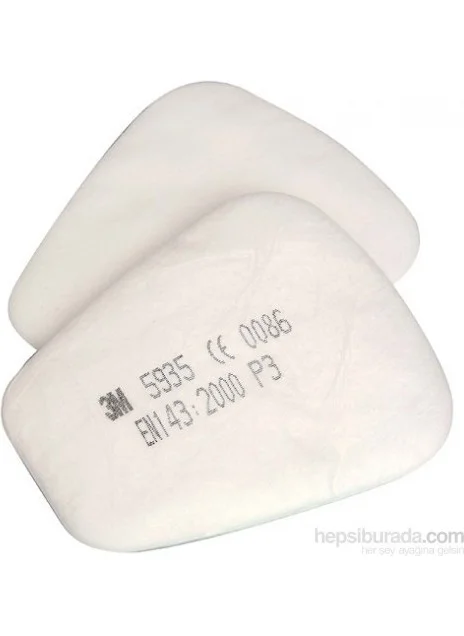 3M 5935 P3 Dust and Fog Mask Filter Pad (1 Set)