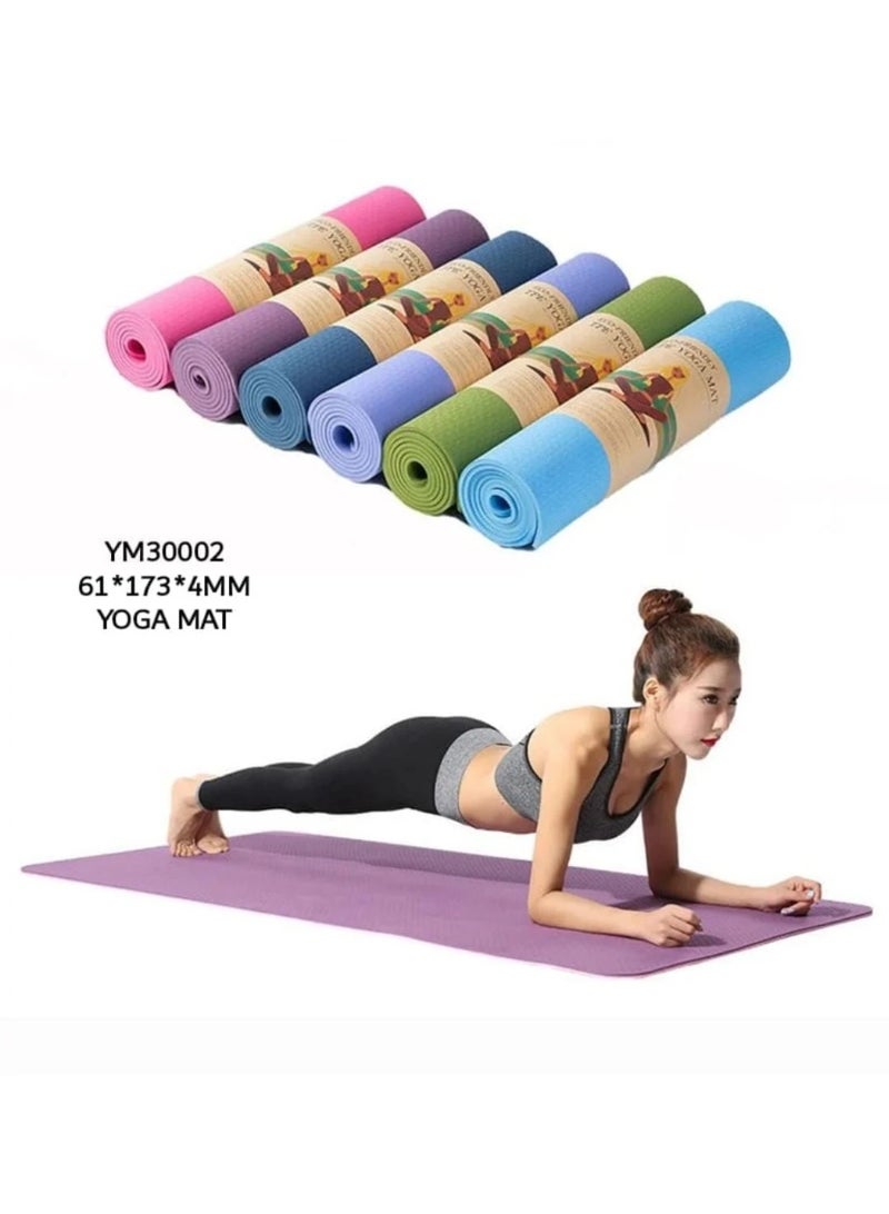 بونكا سجادة تمارين اليوغا عالية الكثافة بسمك 10 ملي مع فوم مريح للتمارين الرياضية واليوجا - Image 1