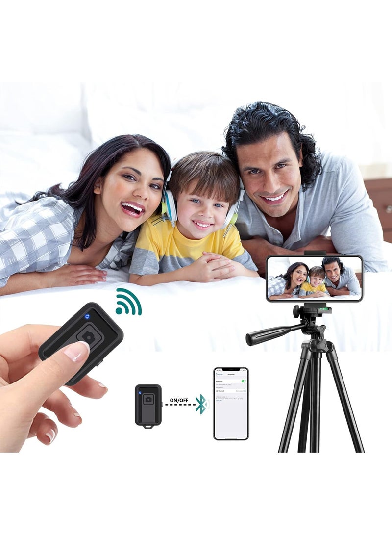 ريموت بلوتوث لاسلكي للتحكم بالكاميرا للهواتف الذكية – متوافق مع آيفون، آيباد، هواتف أندرويد والأجهزة اللوحية (أسود) - Image 5