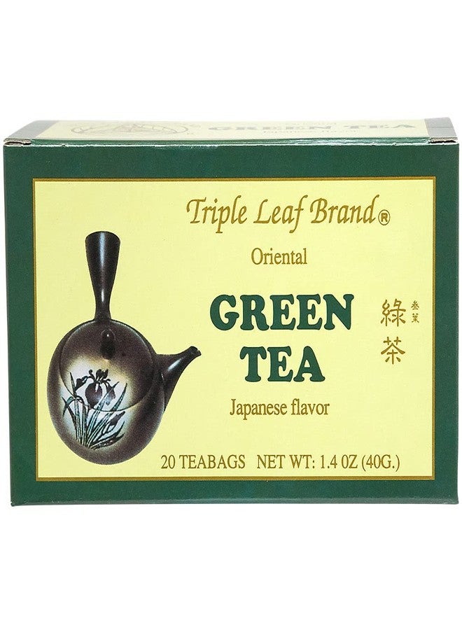 Triple Leaf Tea Japanese Green Tea (20 Tea Bags) - Image 3