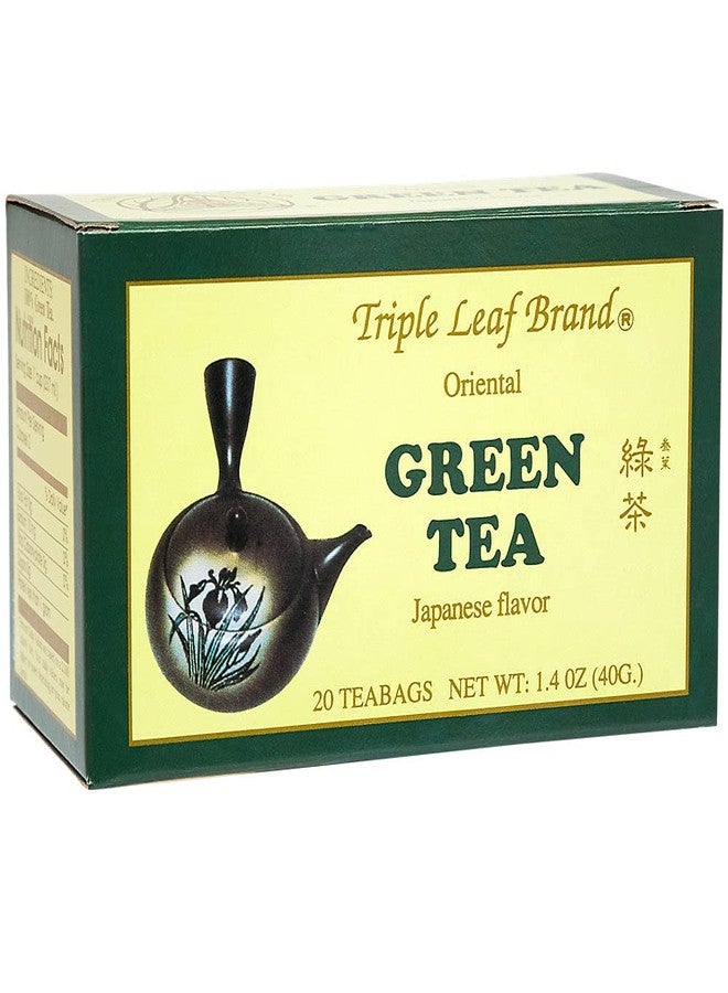 Triple Leaf Tea Japanese Green Tea (20 Tea Bags) - Image 2