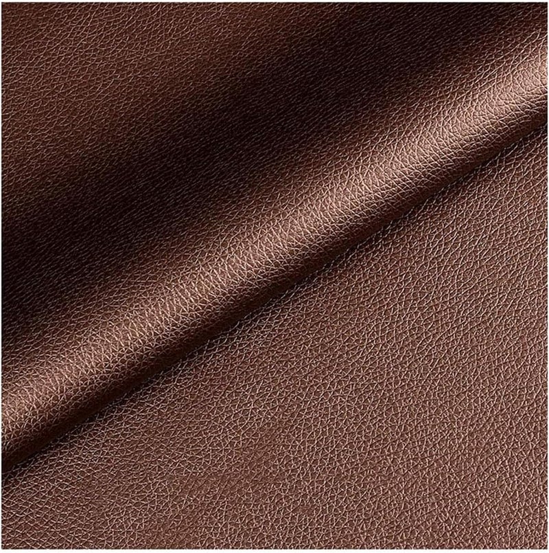Faux Leather Sheets，Faux Leather Material， PVC Fabric Leather Leatherette Faux Leather Upholstery Crafts DIY Sewings Sofa(Bronze,1.37x1m) - Image 1