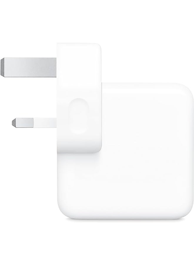 Apple 35W Dual USB-C Port Power Adapter White - Image 2