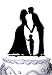 Meijiafei Bride and Groom with Little Boy Happy Family Cake Topper Anniversary Day Cake Topper - Image 2