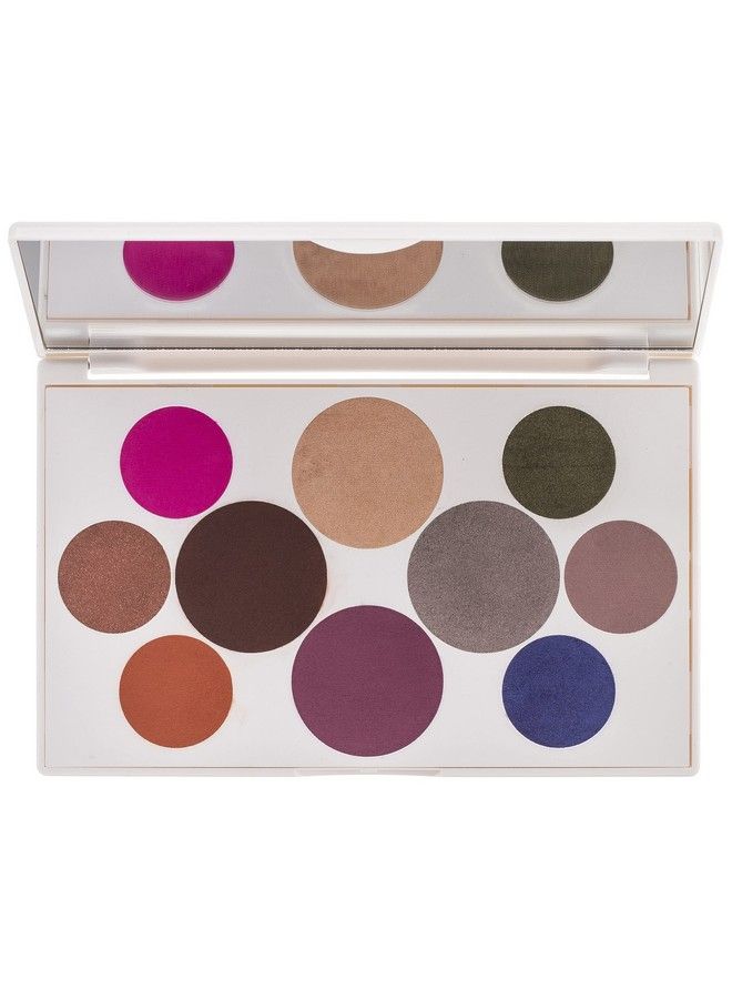 Crayola Beauty  Eyeshadow Palette  10 Creamy Matte & Metallic Shades  LongLasting Blendable Highly Pigmented Color Velvety Finish  Talc Free Formula & Vegan Friendly  Tropical  0.63 Ounce - Image 3