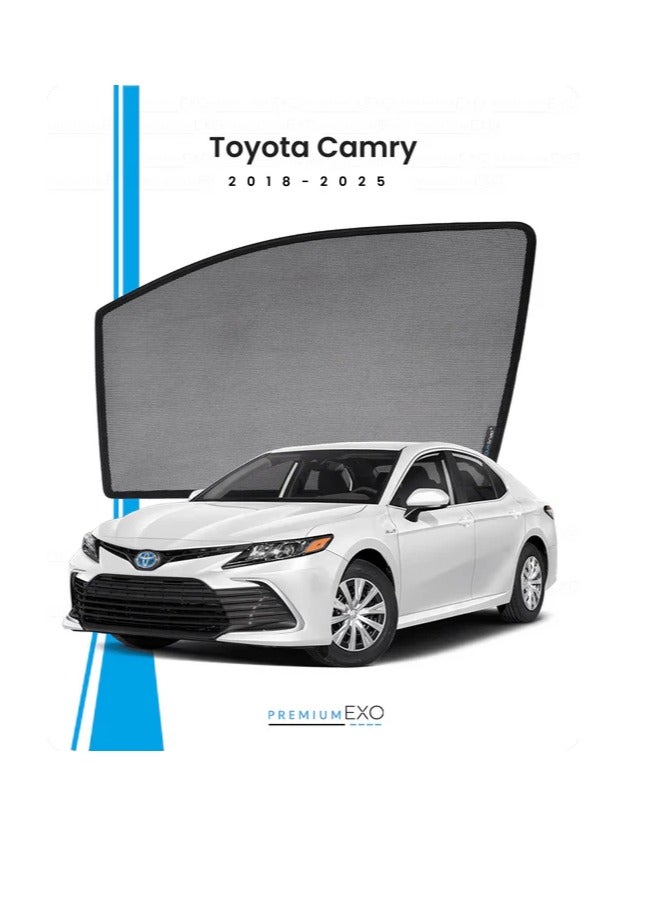 PREMIUMEXO Sunshades for Toyota Camry 2018–2025 (Pack of 4) - Image 1