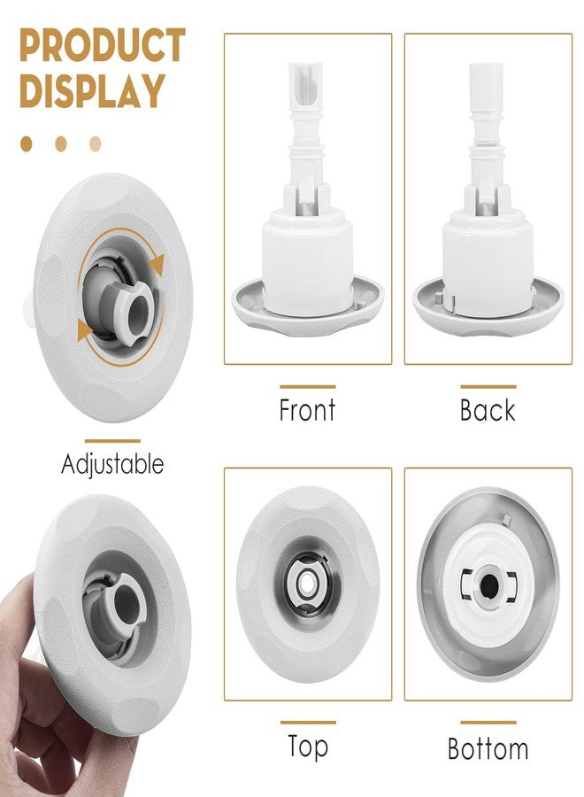 SuperDi Spa Hot Tub Jets Replacements 3" Cluster Storm Jet Directional 212-7929 Diffuser 218-6930 5-Pack - Image 4
