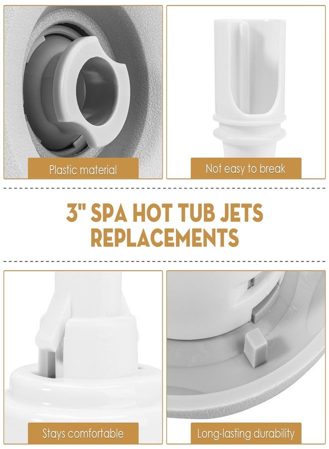 SuperDi Spa Hot Tub Jets Replacements 3" Cluster Storm Jet Directional 212-7929 Diffuser 218-6930 5-Pack - Image 3