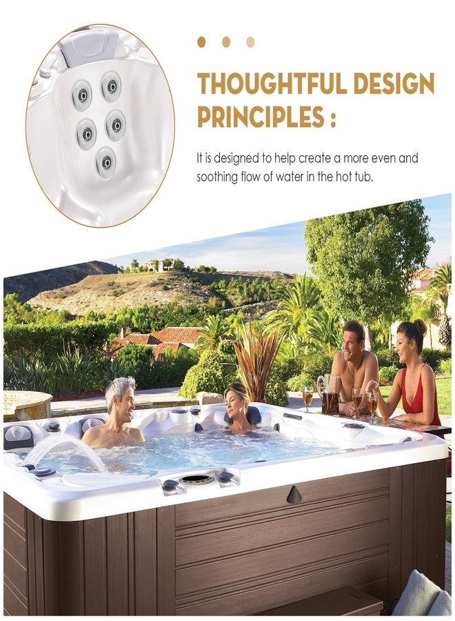 SuperDi Spa Hot Tub Jets Replacements 3" Cluster Storm Jet Directional 212-7929 Diffuser 218-6930 5-Pack - Image 5