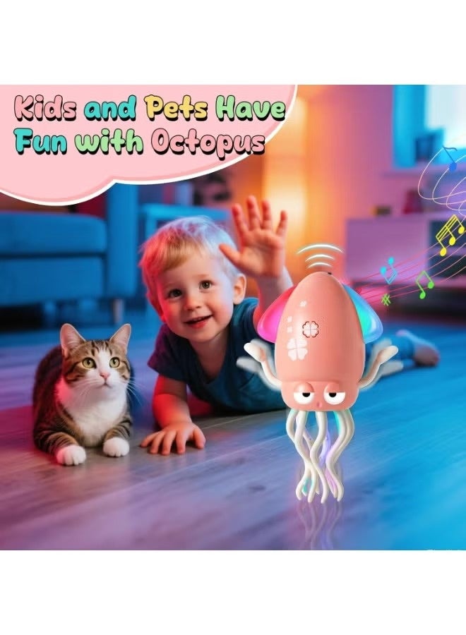 Dancing Octopus Baby Toy - Electric Crawling Belly Toy with USB Rechargeable Magic Dance and Music Squid, Perfect Birthday Gift for Toddlers and Young Children (Boys & Girls)  - Image 4