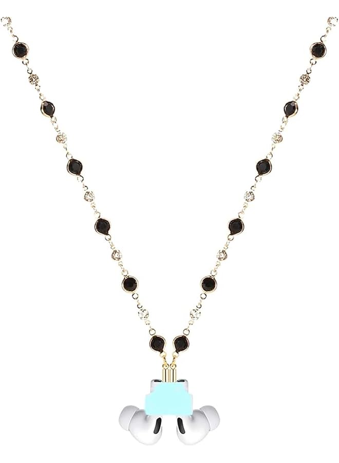 Green Tiger Magnetic Anti-Loss Lanyard for AirPods Headphones, Colorful Soft Silicone Sport Band, Neck Anti-Loss Necklace - Image 1