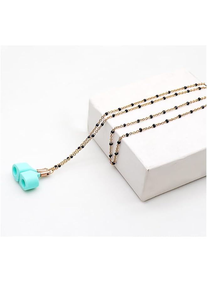 Green Tiger Magnetic Anti-Loss Lanyard for AirPods Headphones, Colorful Soft Silicone Sport Band, Neck Anti-Loss Necklace - Image 4