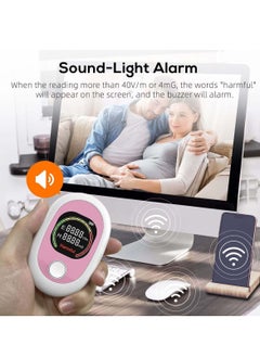 Excefore EMF Meter, Rechargeable Portable Digital Electromagnetic Field Radiation Detector, Hand-held Digital LCD EMF Detector, Great Tester for Home EMF Inspections, Office, Outdoor and Ghost Hunting  - Image 3