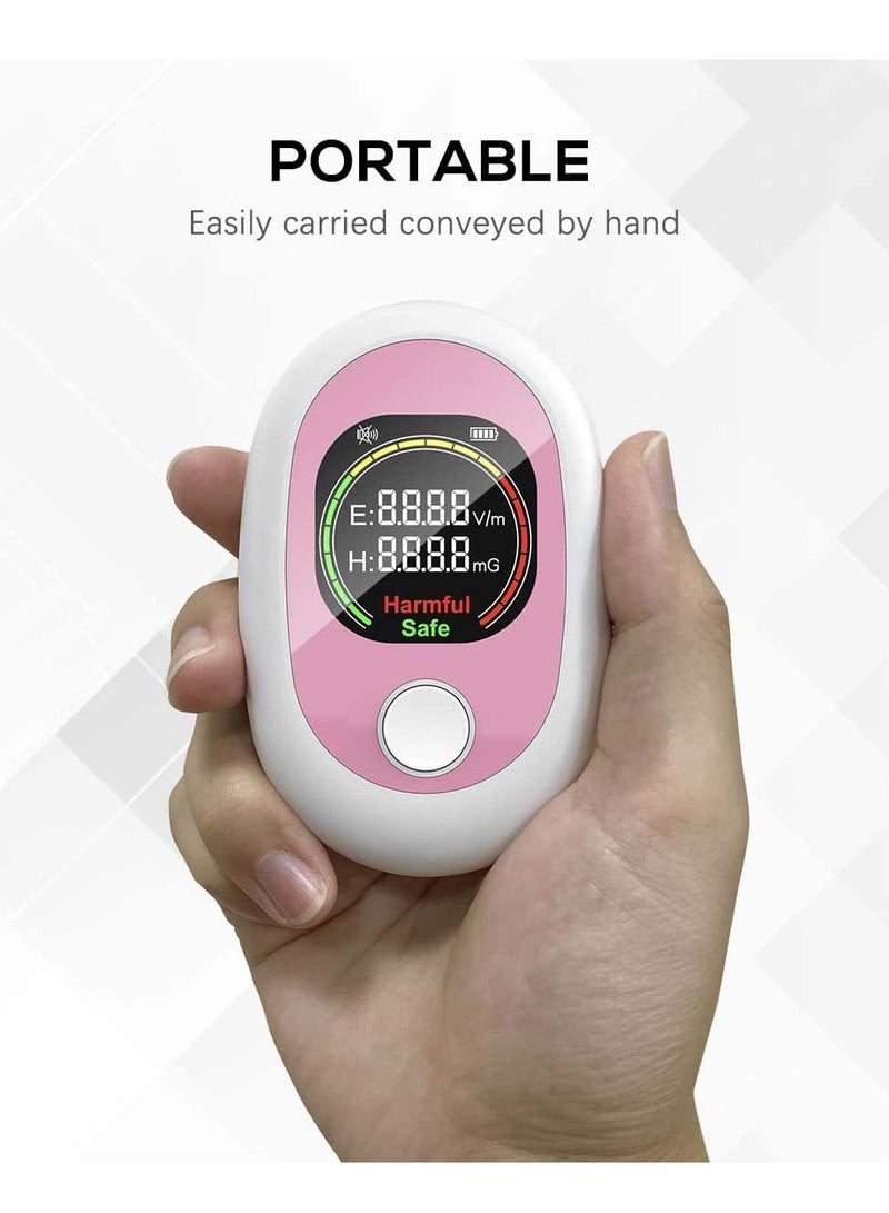 Excefore EMF Meter, Rechargeable Portable Digital Electromagnetic Field Radiation Detector, Hand-held Digital LCD EMF Detector, Great Tester for Home EMF Inspections, Office, Outdoor and Ghost Hunting  - Image 4