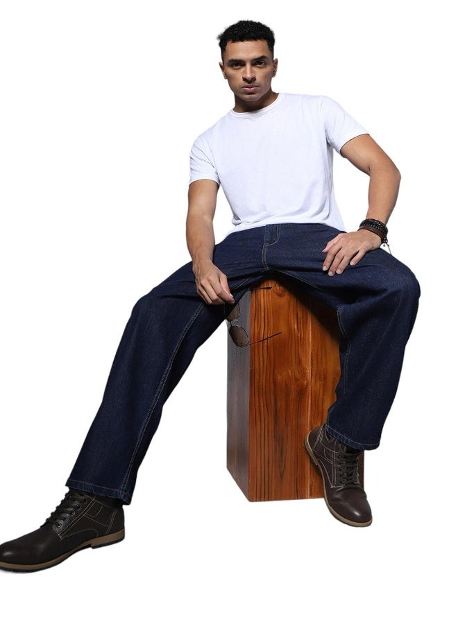 HIGH STAR Mens Blue Jeans - Image 2